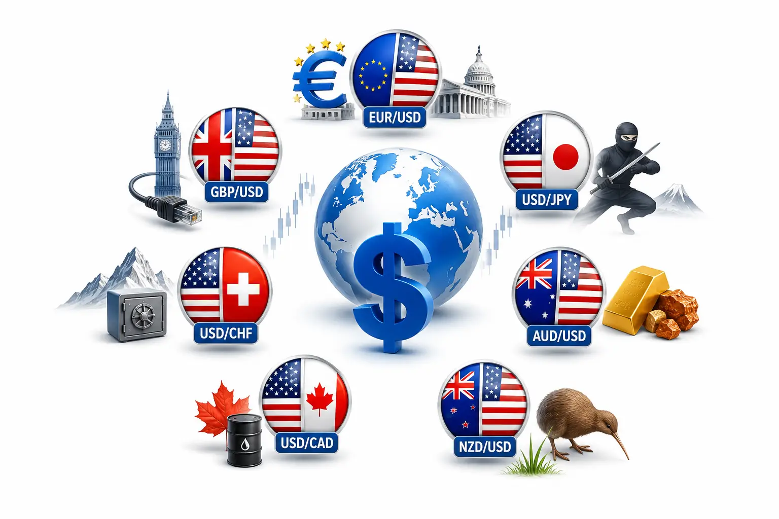 Major valutni parovi - temelj forex tržišta