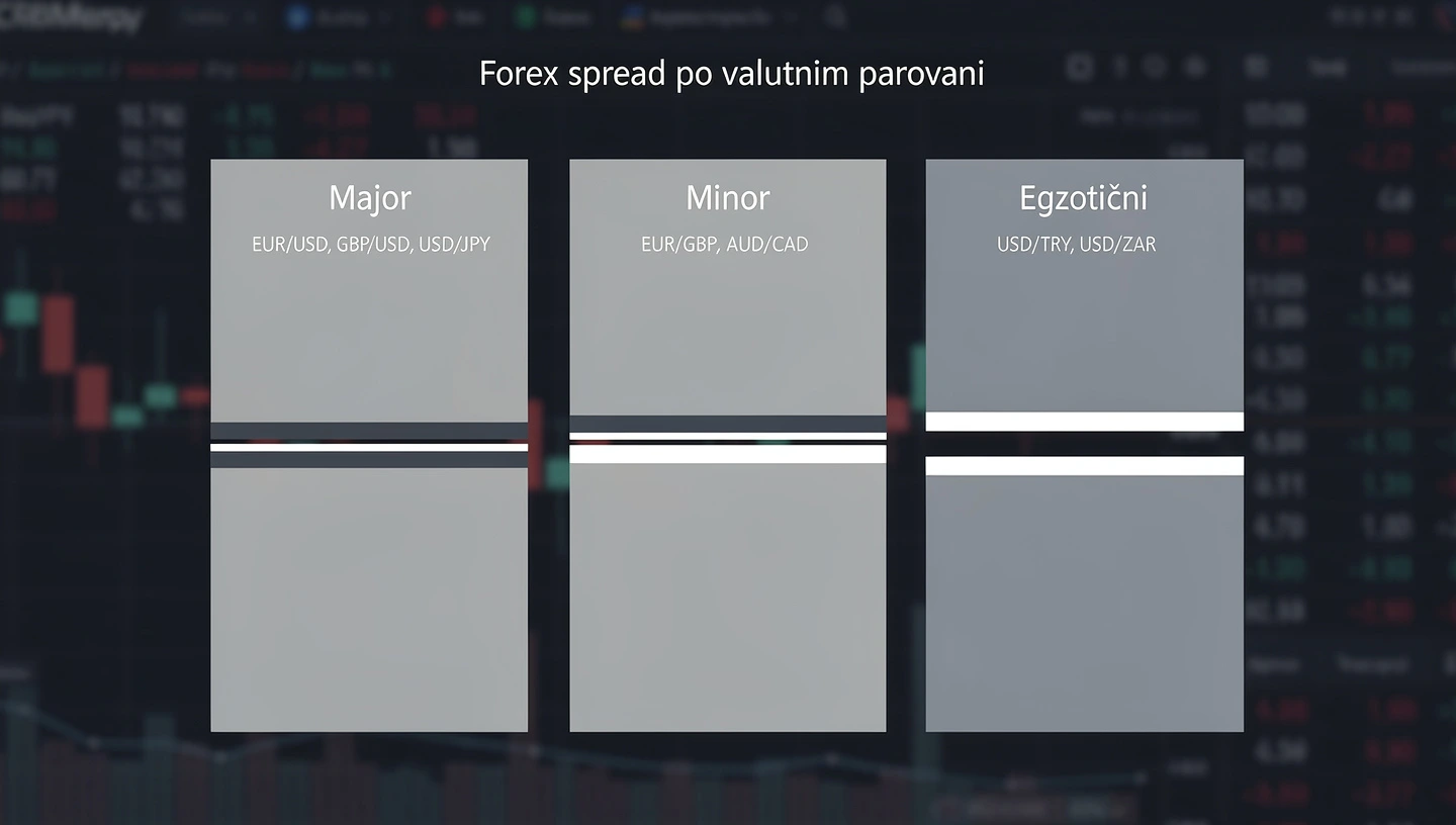 Spread po valutnim parovima