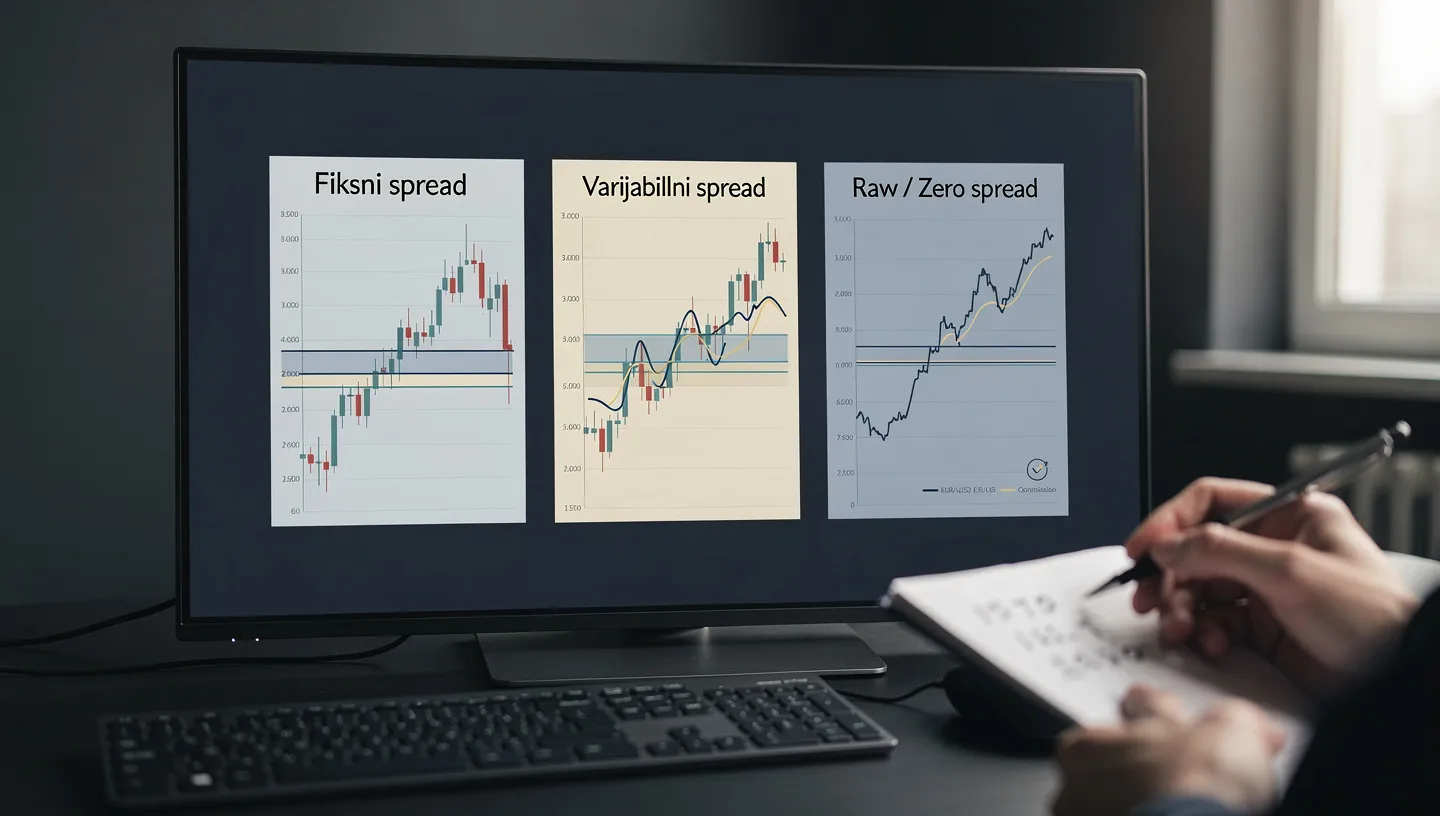 Tipovi spreada u forex tradingu